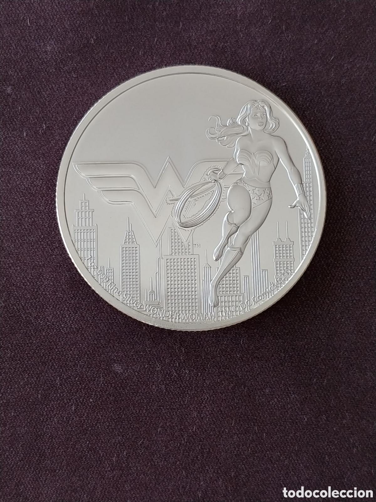 Monedas antiguas de Ocean&iacute;a: Niue, &rdquo;Wonder Woman&rdquo;, 2 Dollars 2021, Ag .999 mls., 1 Oz, BU, S/C