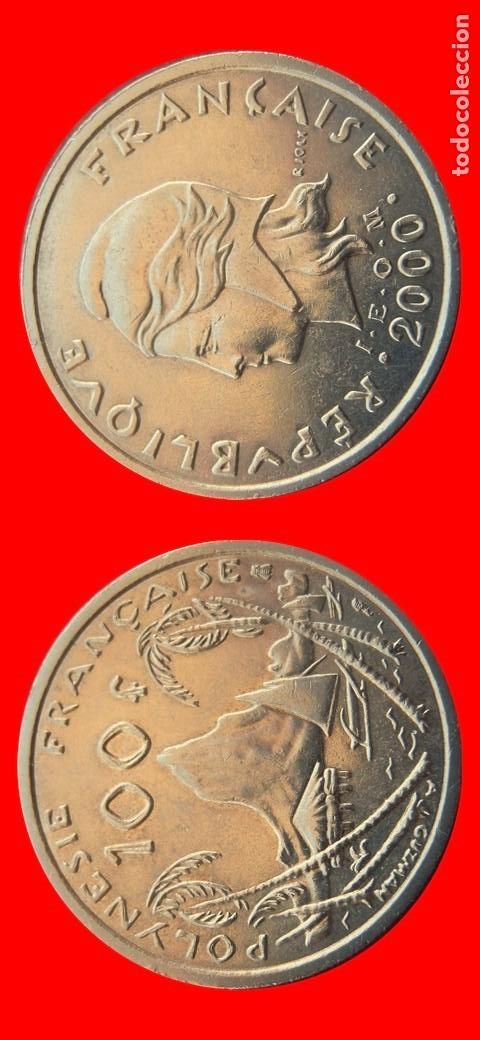 Monete antiche di Oceania: 100 FRANCOS 2000 POLINESIA-143432
