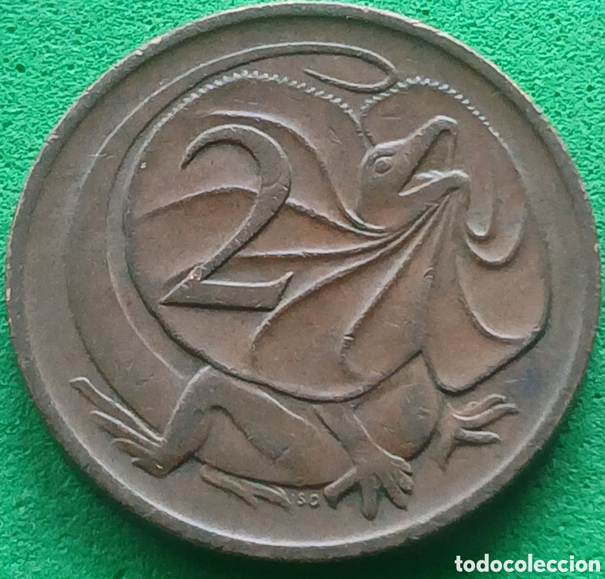 Monedas antiguas de Ocean&iacute;a: Australia 2 cents 1973 km#63