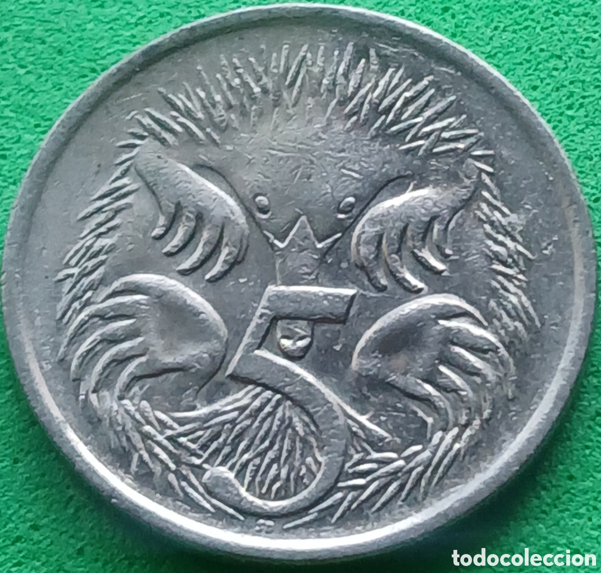 Monedas antiguas de Ocean&iacute;a: Australia 5 cents 1988 km#80