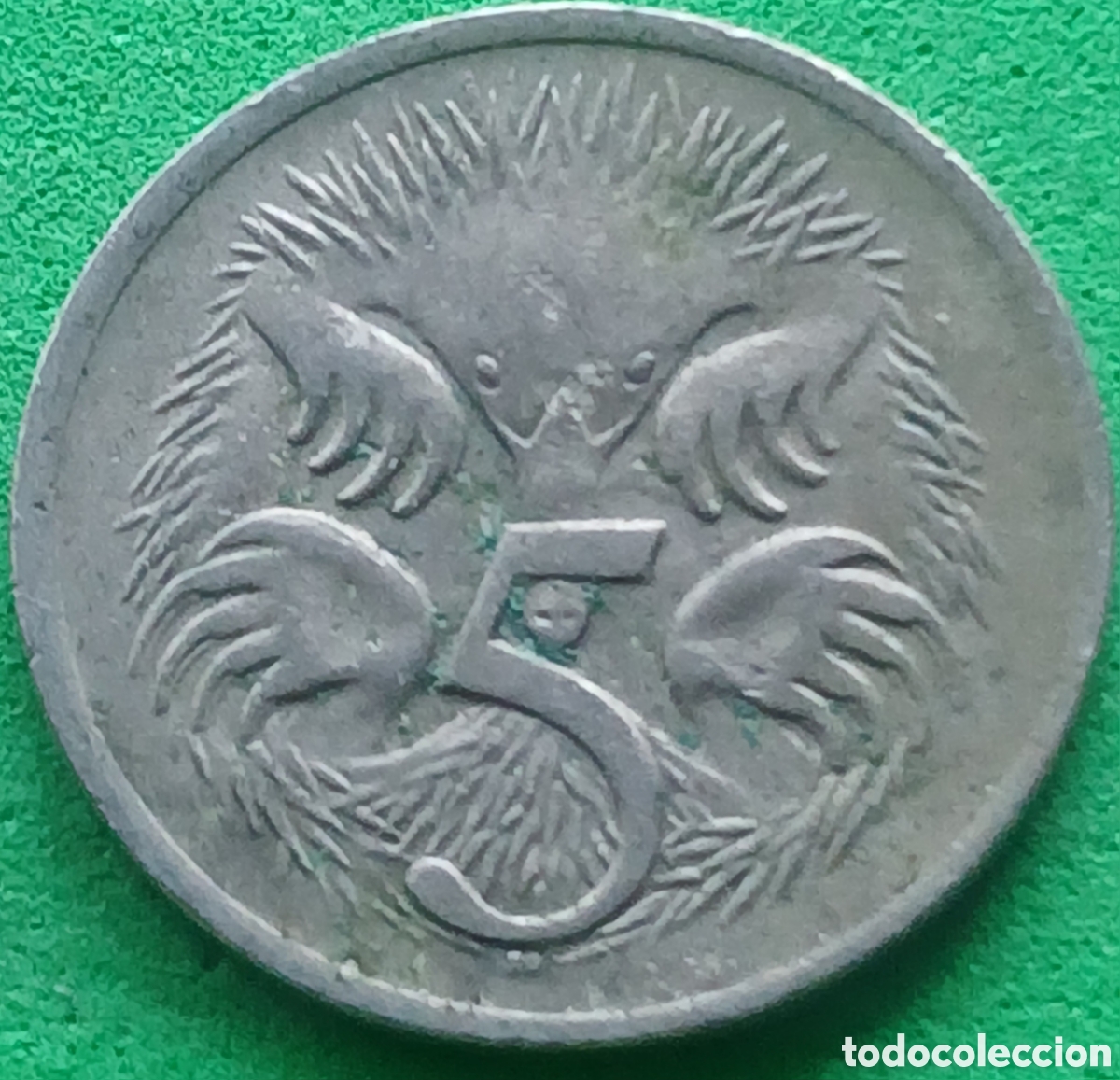 Monedas antiguas de Ocean&iacute;a: Australia 5 cents 1974 km#64