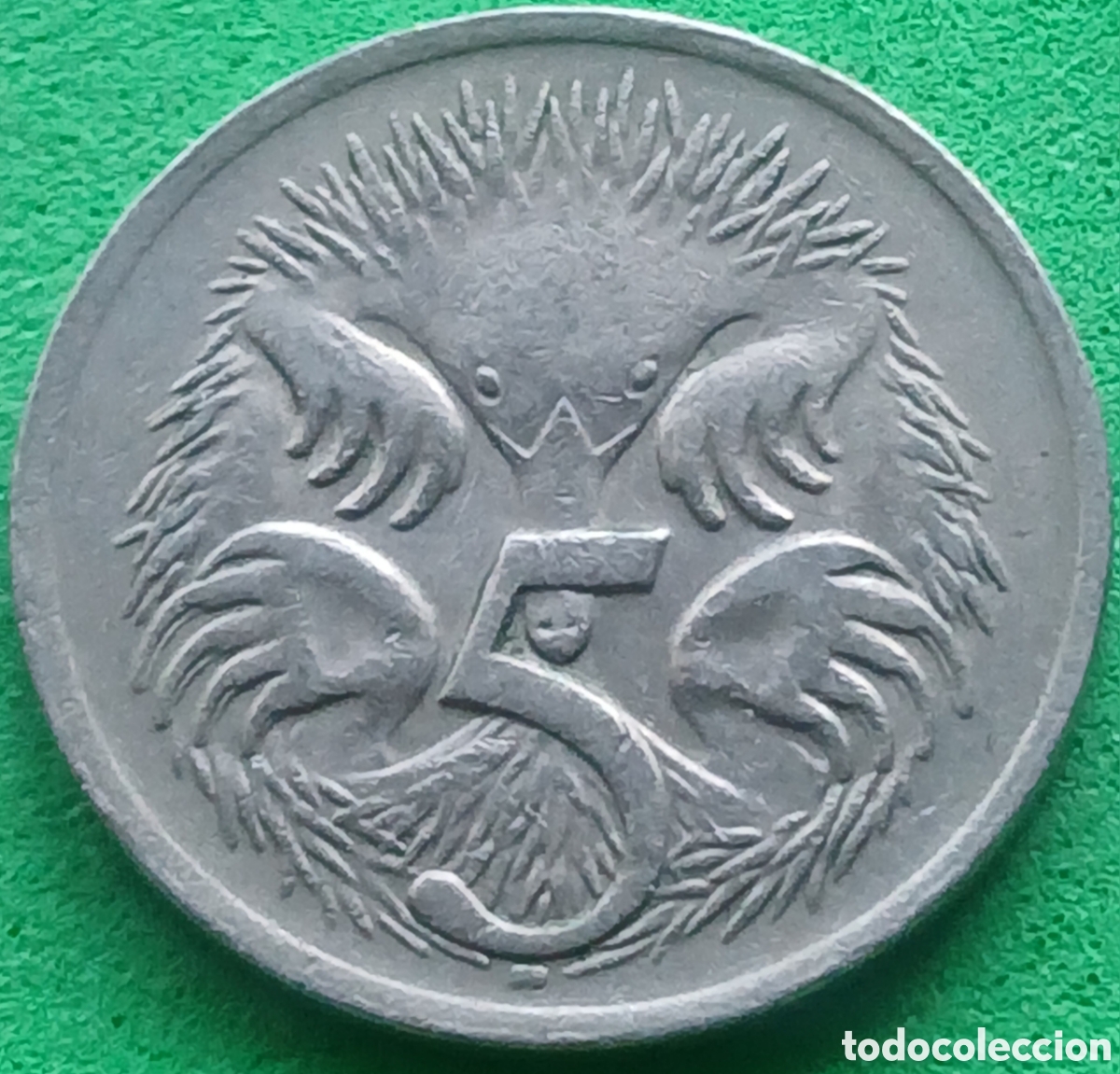 Monedas antiguas de Ocean&iacute;a: Australia 5 cents 1969 km#64