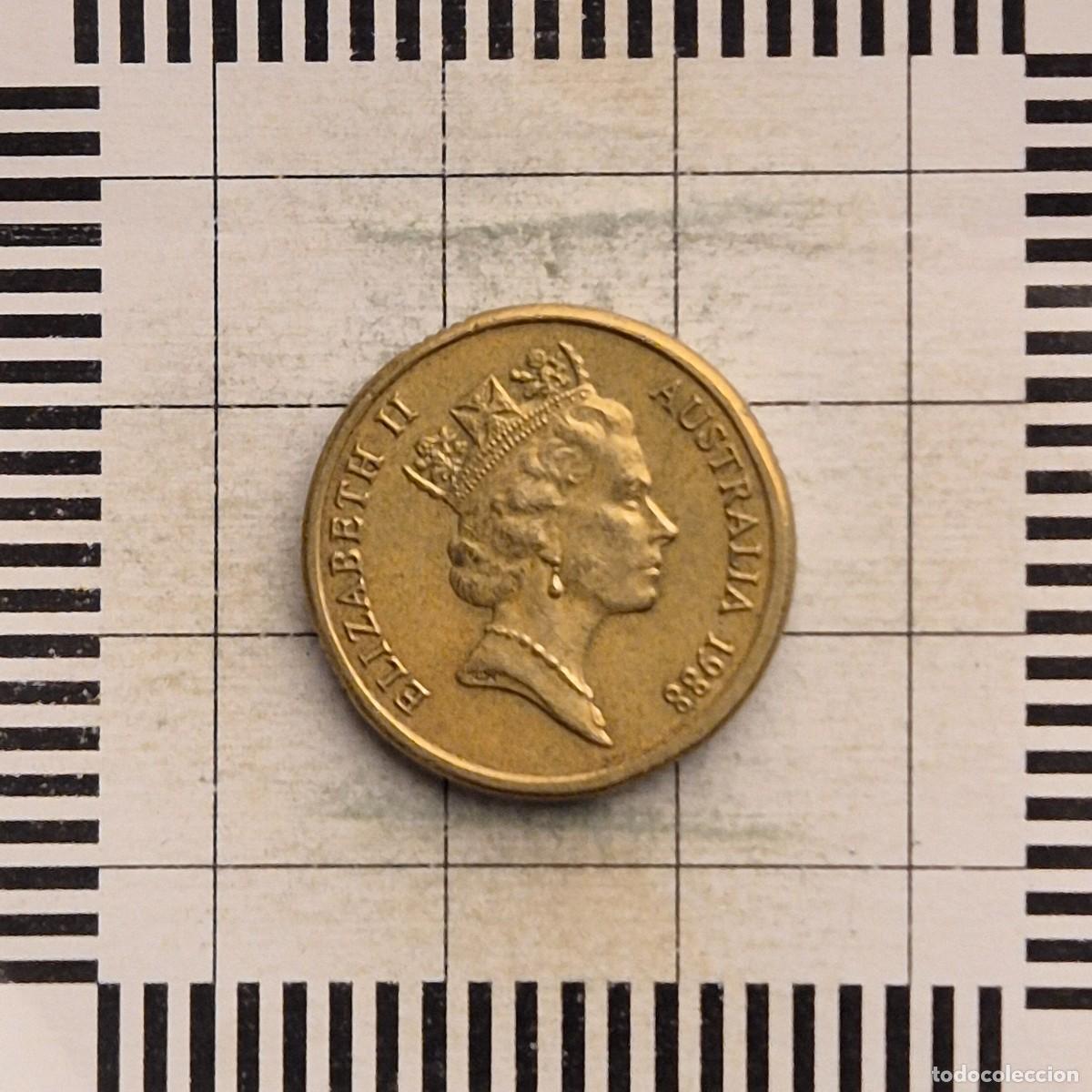 Monedas antiguas de Ocean&iacute;a: 2 D&Oacute;LARES, AUSTRALIA. ISABEL II, 1988. (KM#101).