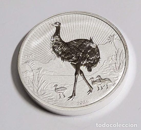 Monedas antiguas de Ocean&iacute;a: 2 D&Oacute;LARES de PLATA de AUSTRALIA del 2024.PROOF.2 ONZAS DE PLATA PURA 9999