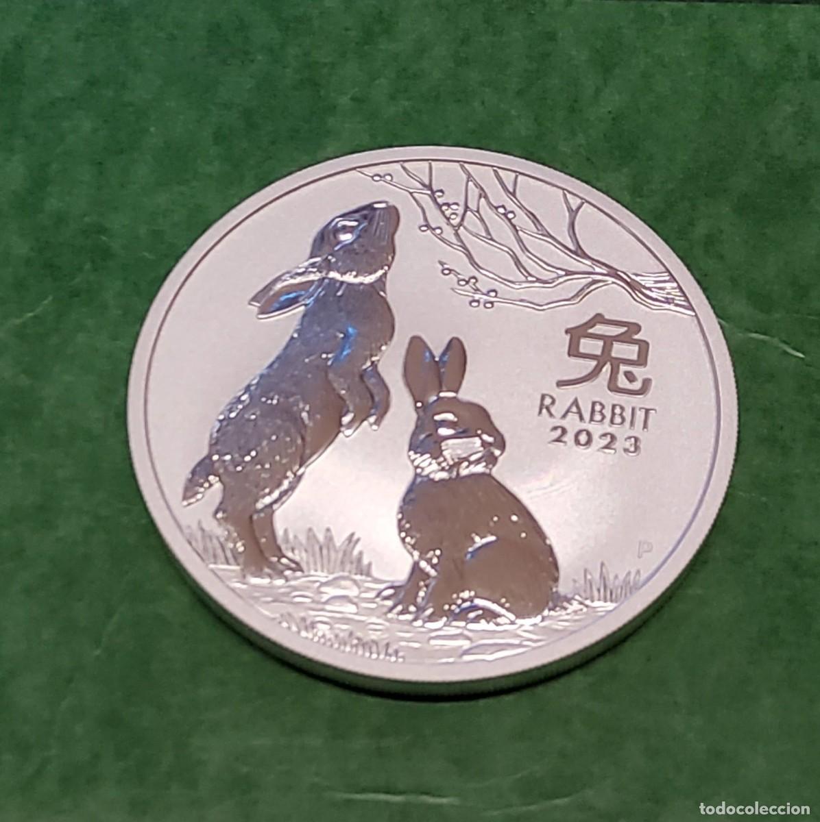 Monedas antiguas de Ocean&iacute;a: 2 D&Oacute;LARES de PLATA de AUSTRALIA del 2023.PROOF.2 ONZAS DE PLATA PURA 9999