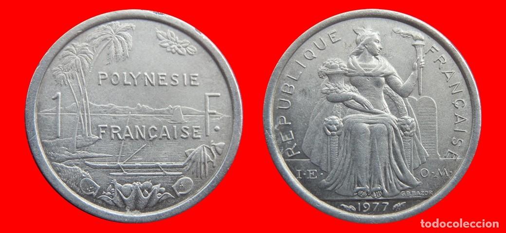 Monedas antiguas de Ocean&iacute;a: 1 FRANCO 1977 POLINESIA-143685