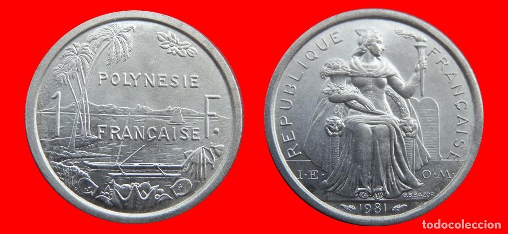 Monedas antiguas de Ocean&iacute;a: 1 FRANCO 1981 POLINESIA-143686
