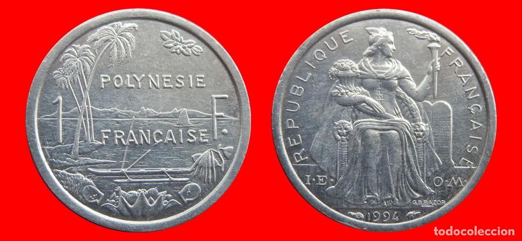 Monedas antiguas de Ocean&iacute;a: 1 FRANCO 1994 POLINESIA-143687