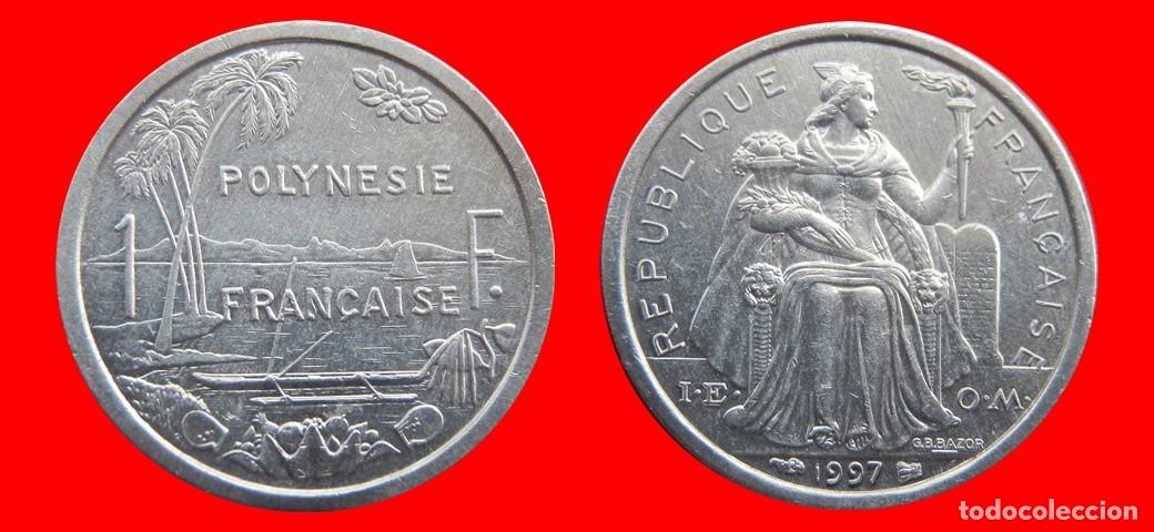 Monedas antiguas de Ocean&iacute;a: 1 FRANCO 1997 POLINESIA-143688
