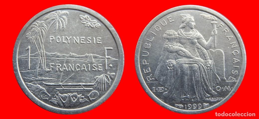Monedas antiguas de Ocean&iacute;a: 1 FRANCO 1999 POLINESIA-143689