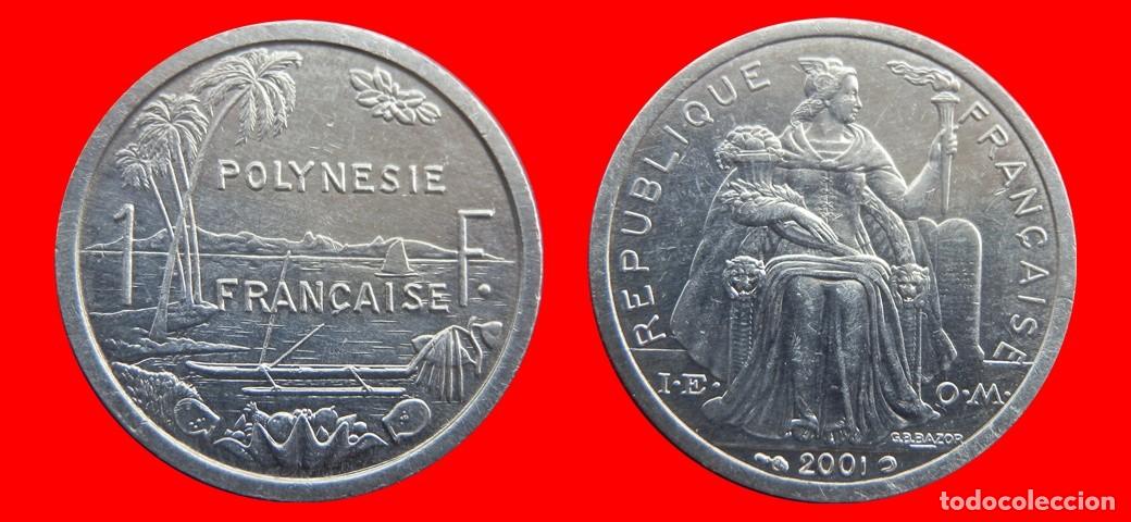 Monedas antiguas de Ocean&iacute;a: 1 FRANCO 2001 POLINESIA-143690