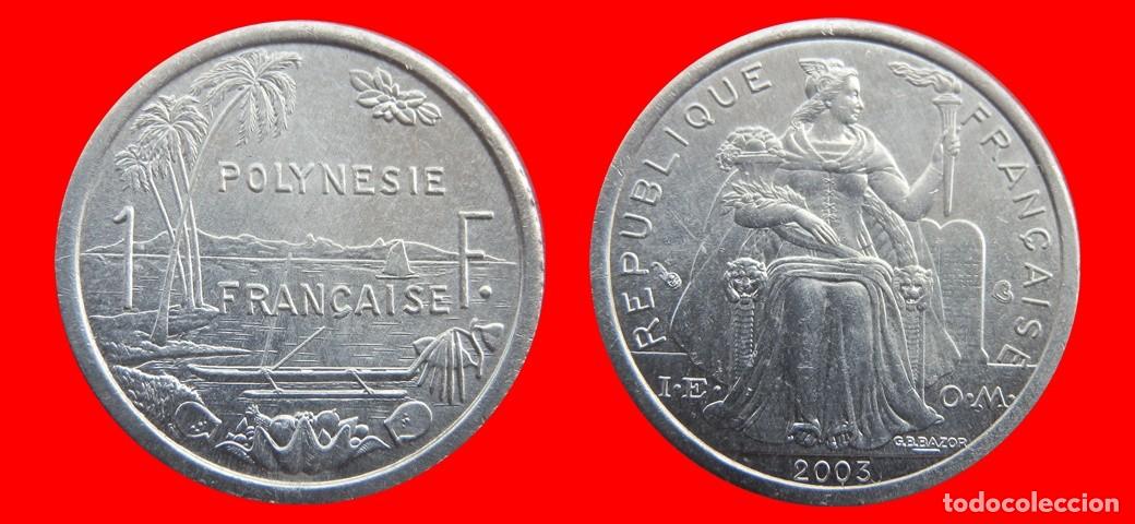 Monedas antiguas de Ocean&iacute;a: 1 FRANCO 2003 POLINESIA-143691
