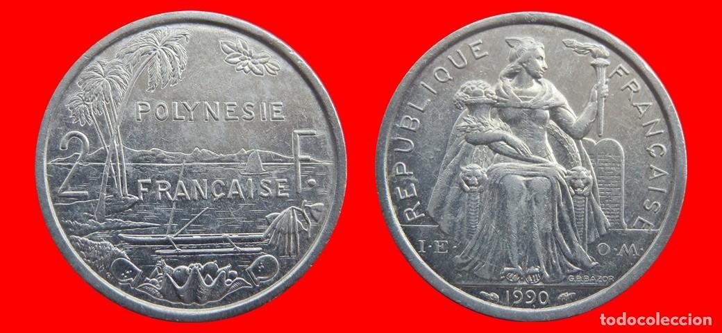 Monedas antiguas de Ocean&iacute;a: 2 FRANCOS 1990 POLINESIA-143697
