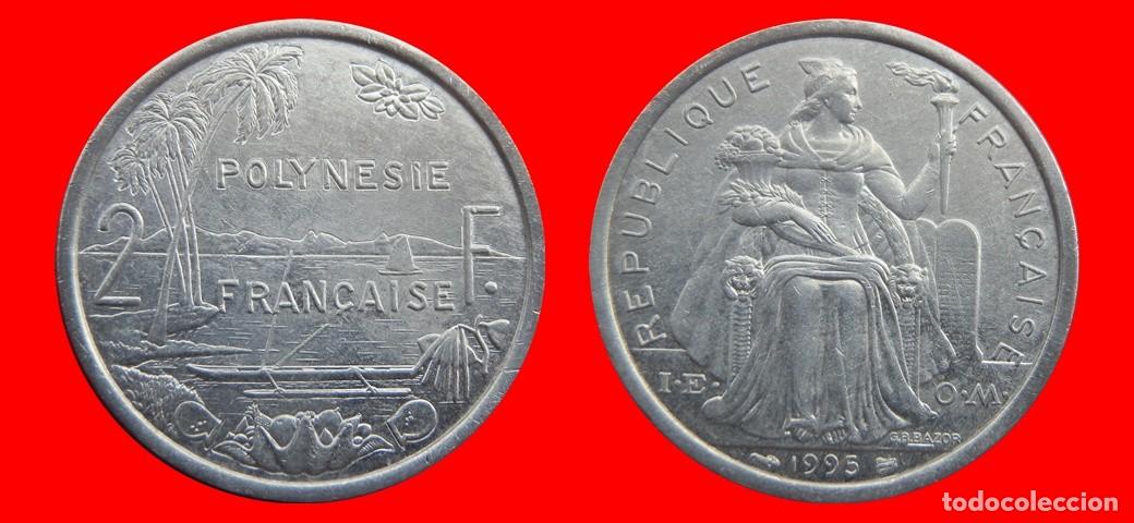 Monedas antiguas de Ocean&iacute;a: 2 FRANCOS 1995 POLINESIA-143700