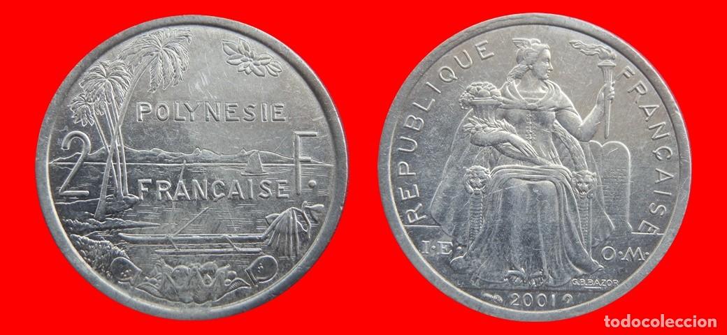 Monedas antiguas de Ocean&iacute;a: 2 FRANCOS 2001 POLINESIA-143701