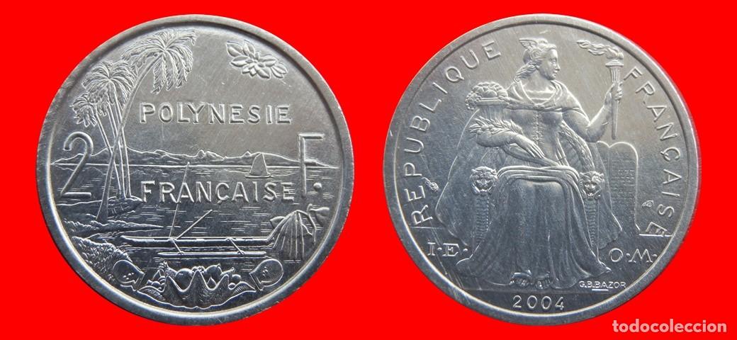 Monedas antiguas de Ocean&iacute;a: 2 FRANCOS 2004 POLINESIA-143702