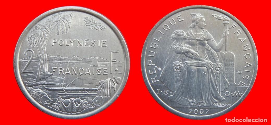 Monedas antiguas de Ocean&iacute;a: 2 FRANCOS 2007 POLINESIA-143704