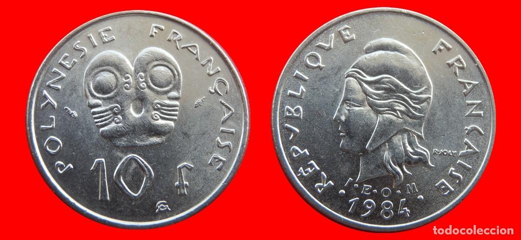 Monedas antiguas de Ocean&iacute;a: 10 FRANCOS 1984 POLINESIA-143713
