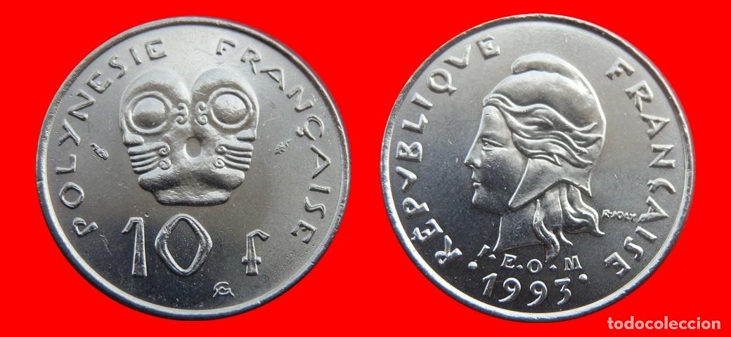 Monedas antiguas de Ocean&iacute;a: 10 FRANCOS 1993 POLINESIA-143714