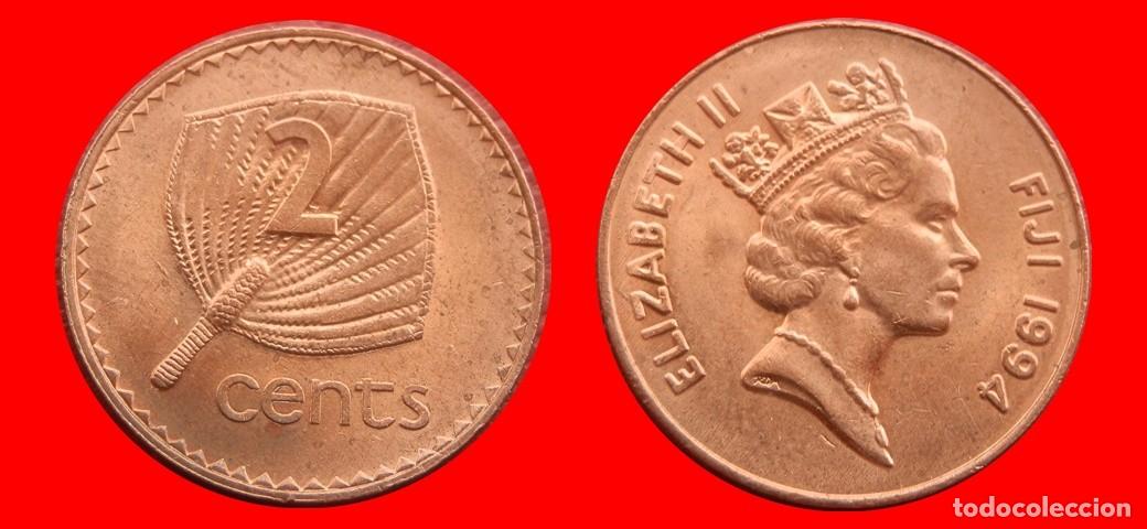 Monedas antiguas de Ocean&iacute;a: 2 CENTAVOS 1994 ISLAS FIJI FIYI-143776