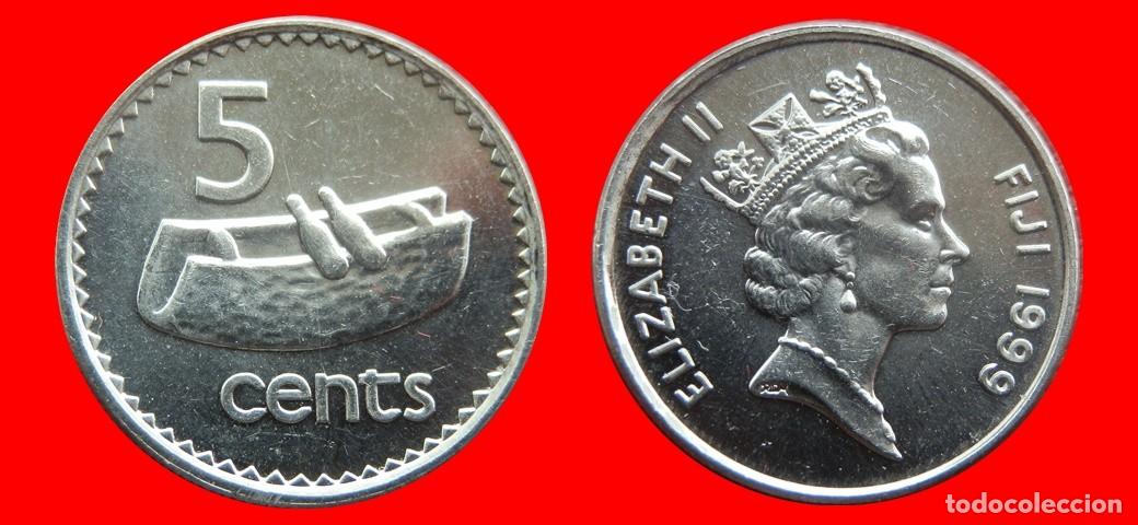 Monedas antiguas de Ocean&iacute;a: 5 CENTAVOS 1999 ISLAS FIJI FIYI-143779
