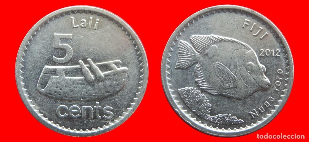 Monedas antiguas de Ocean&iacute;a: 5 CENTAVOS 2012 ISLAS FIJI FIYI-143780