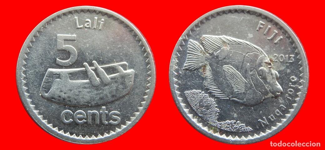 Monedas antiguas de Ocean&iacute;a: 5 CENTAVOS 2013 ISLAS FIJI FIYI-143781