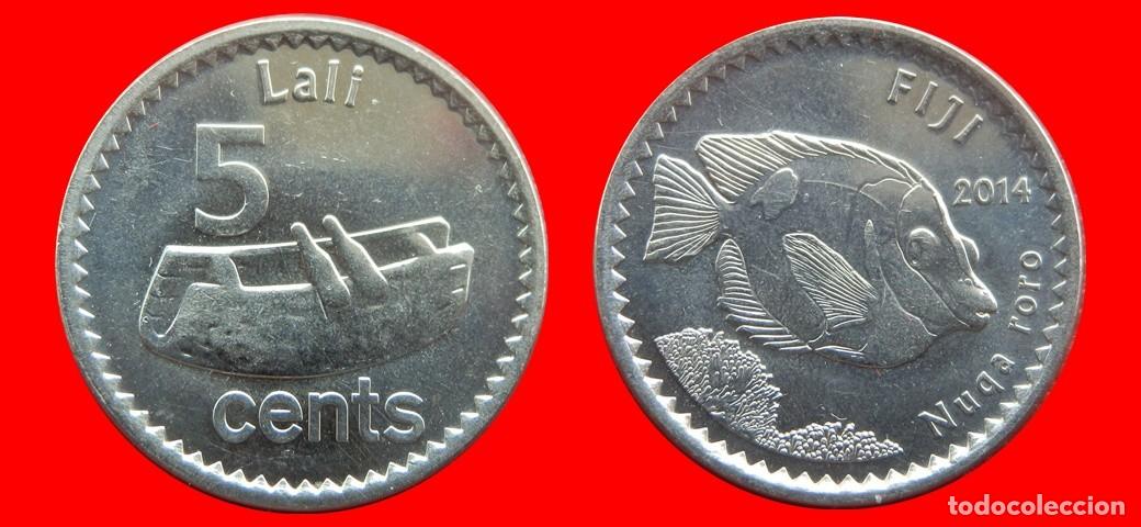 Monedas antiguas de Ocean&iacute;a: 5 CENTAVOS 2014 ISLAS FIJI FIYI-143782
