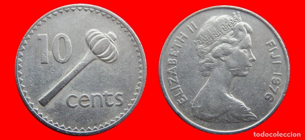 Monedas antiguas de Ocean&iacute;a: 10 CENTAVOS 1976 ISLAS FIJI FIYI-143783