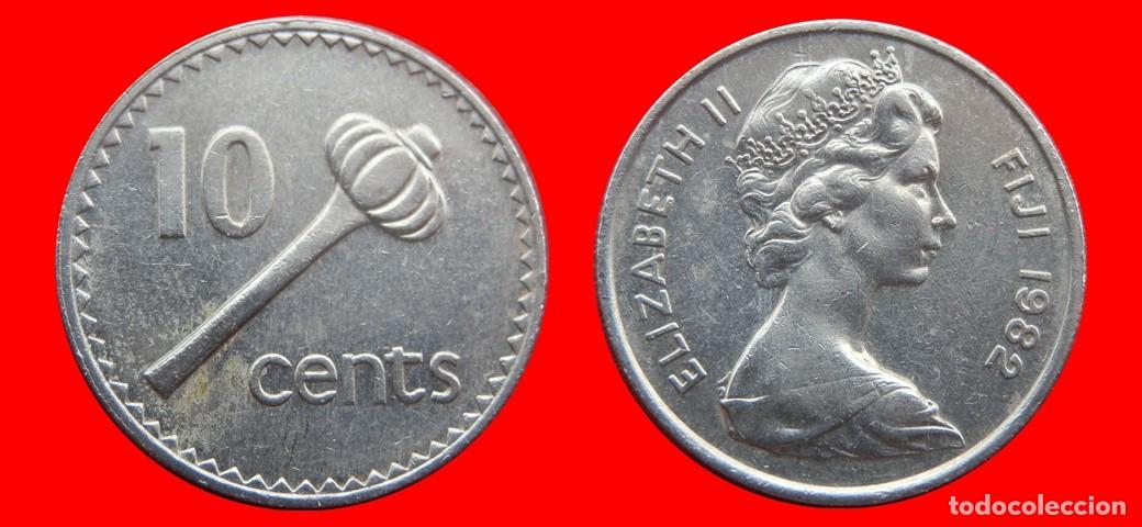 Monedas antiguas de Ocean&iacute;a: 10 CENTAVOS 1982 ISLAS FIJI FIYI-143785