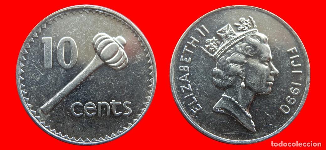 Monedas antiguas de Ocean&iacute;a: 10 CENTAVOS 1990 ISLAS FIJI FIYI-143788