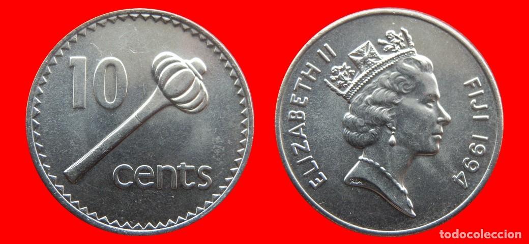 Monedas antiguas de Ocean&iacute;a: 10 CENTAVOS 1994 ISLAS FIJI FIYI-143789