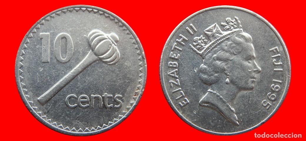 Monedas antiguas de Ocean&iacute;a: 10 CENTAVOS 1995 ISLAS FIJI FIYI-143790