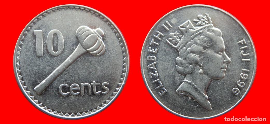 Monedas antiguas de Ocean&iacute;a: 10 CENTAVOS 1996 ISLAS FIJI FIYI-143791