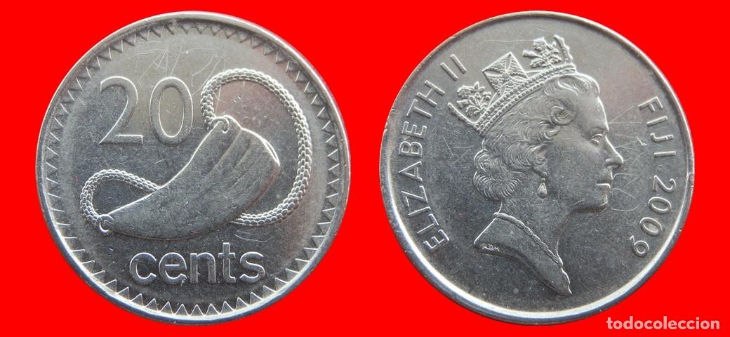 Monedas antiguas de Ocean&iacute;a: 20 CENTAVOS 2009 ISLAS FIJI FIYI-143802