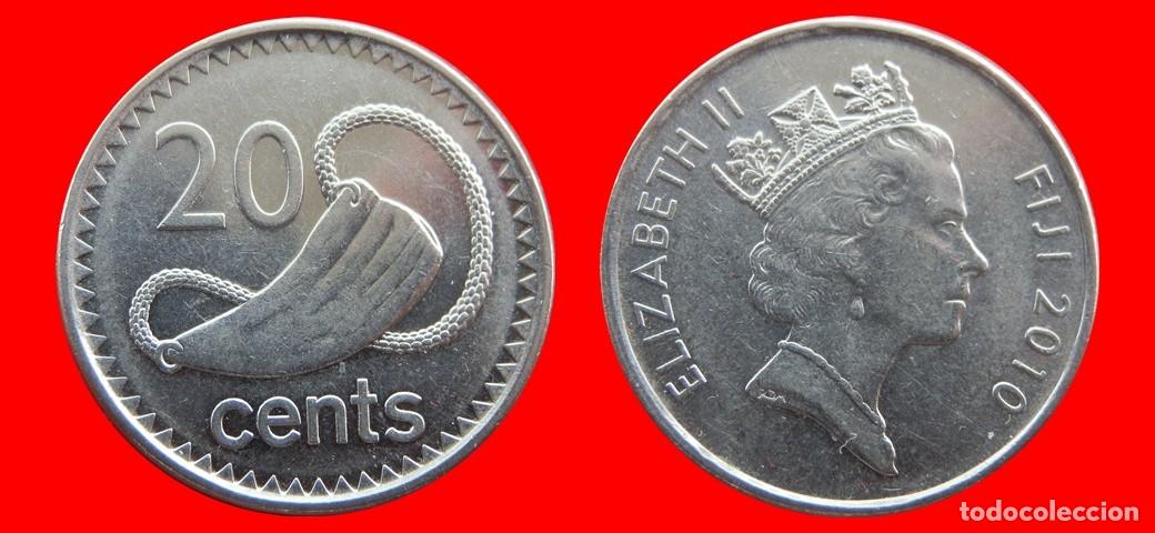 Monedas antiguas de Ocean&iacute;a: 20 CENTAVOS 2010 ISLAS FIJI FIYI-143803