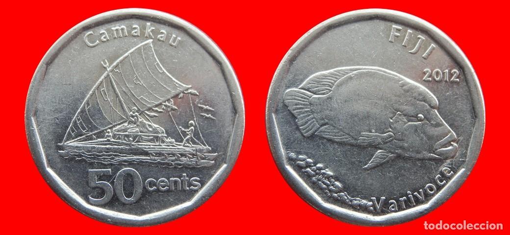 Monedas antiguas de Ocean&iacute;a: 50 CENTAVOS 2012 ISLAS FIJI FIYI-143812