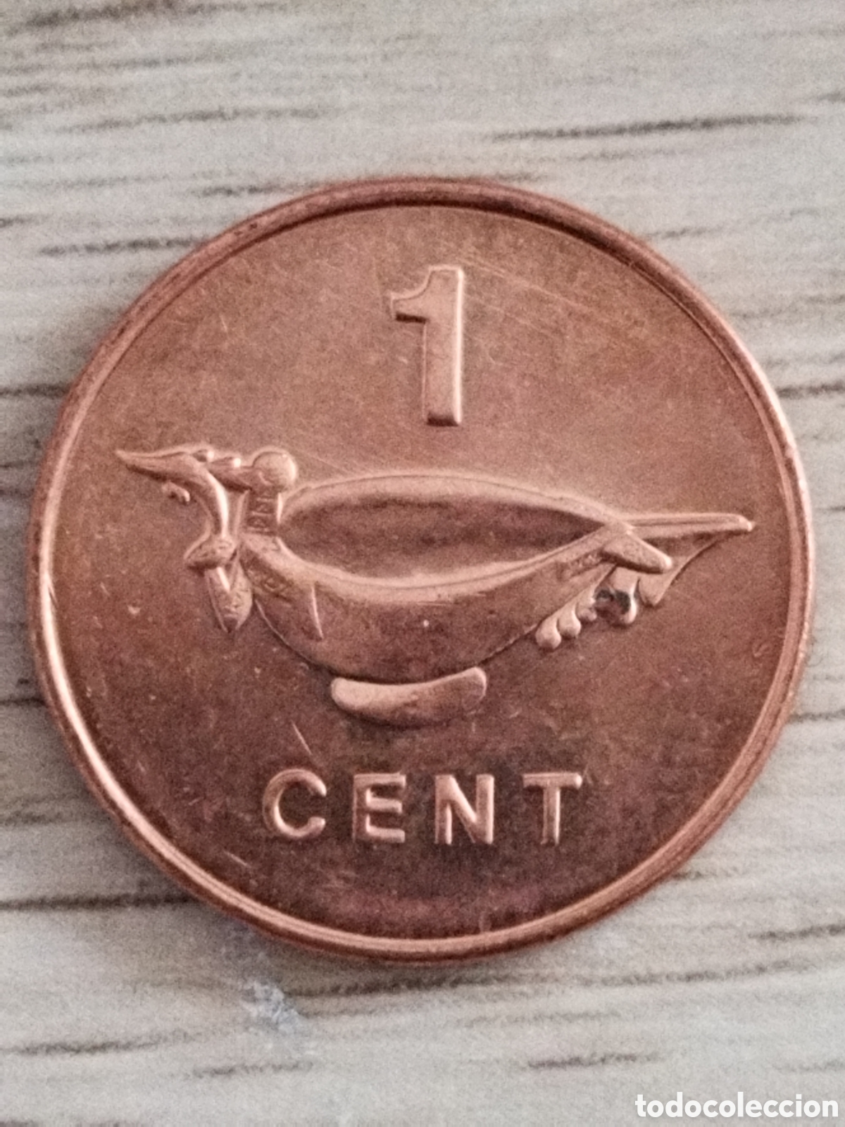 Monedas antiguas de Ocean&iacute;a: Islas Salom&oacute;n moneda de 1 centavo de 2005 km#24