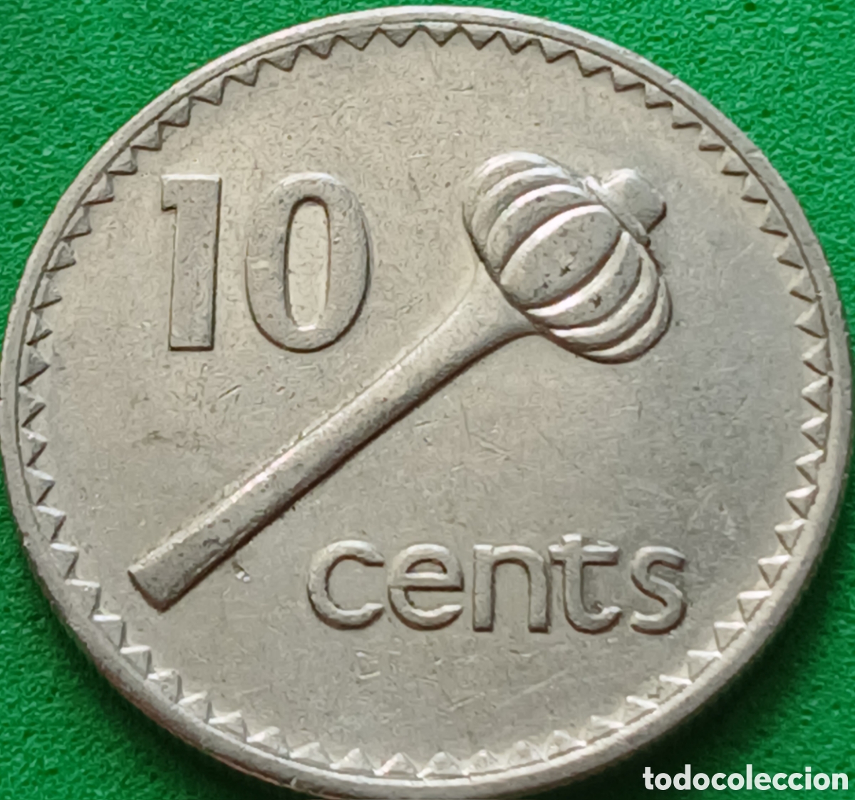 Monedas antiguas de Ocean&iacute;a: Fiji 10 cents 1992 km#52a
