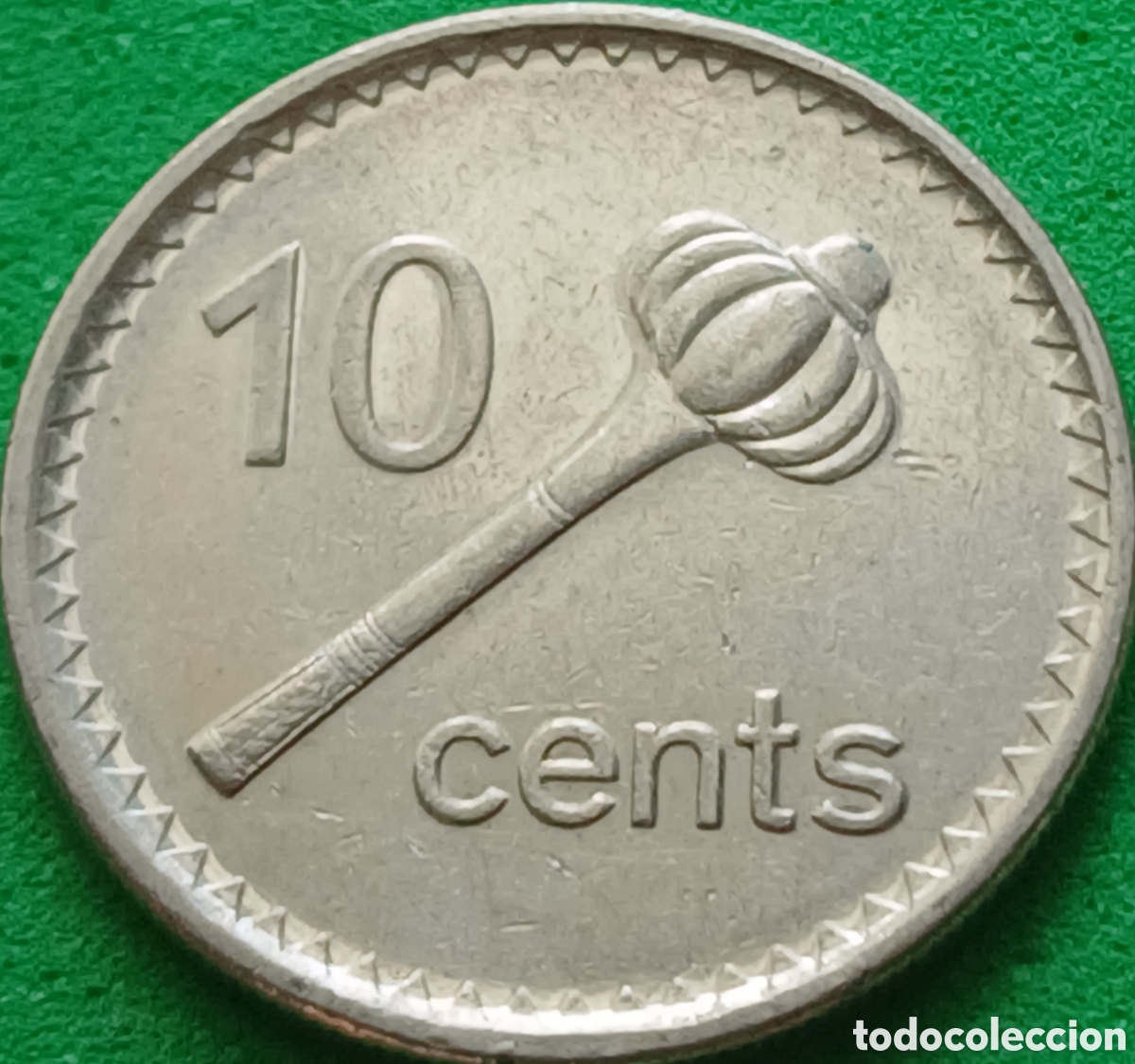 Monedas antiguas de Ocean&iacute;a: Fiji 10 cents 2009 km#120