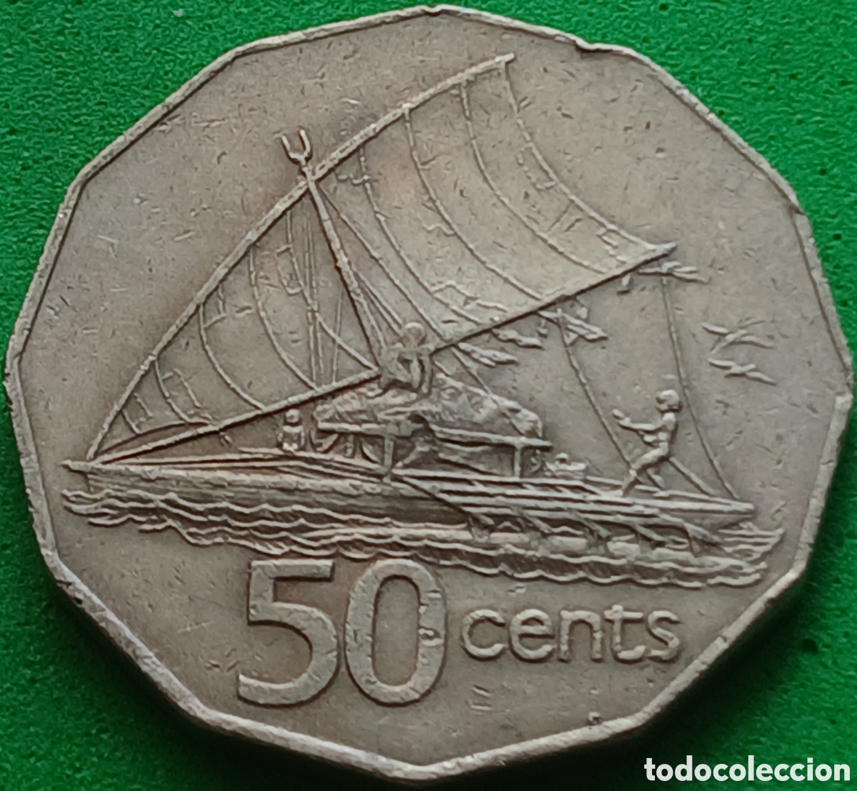 Monedas antiguas de Ocean&iacute;a: Fiji 50 cents 1982 km#36