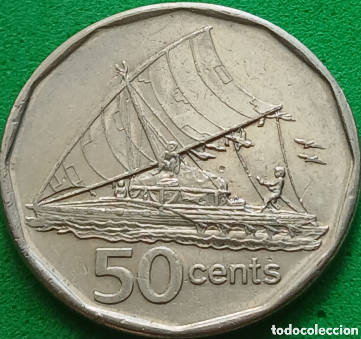 Monedas antiguas de Ocean&iacute;a: Fiji 50 cents 2009 km#122