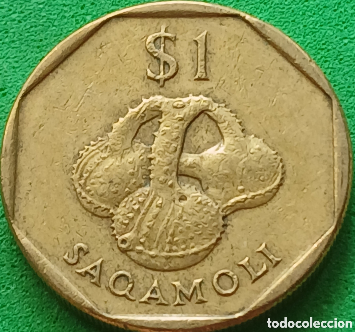 Monedas antiguas de Ocean&iacute;a: Fiji 1 d&oacute;lar 1995 km#73