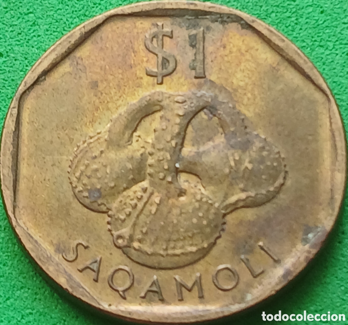Monedas antiguas de Ocean&iacute;a: Fiji 1 d&oacute;lar 2010 km#123