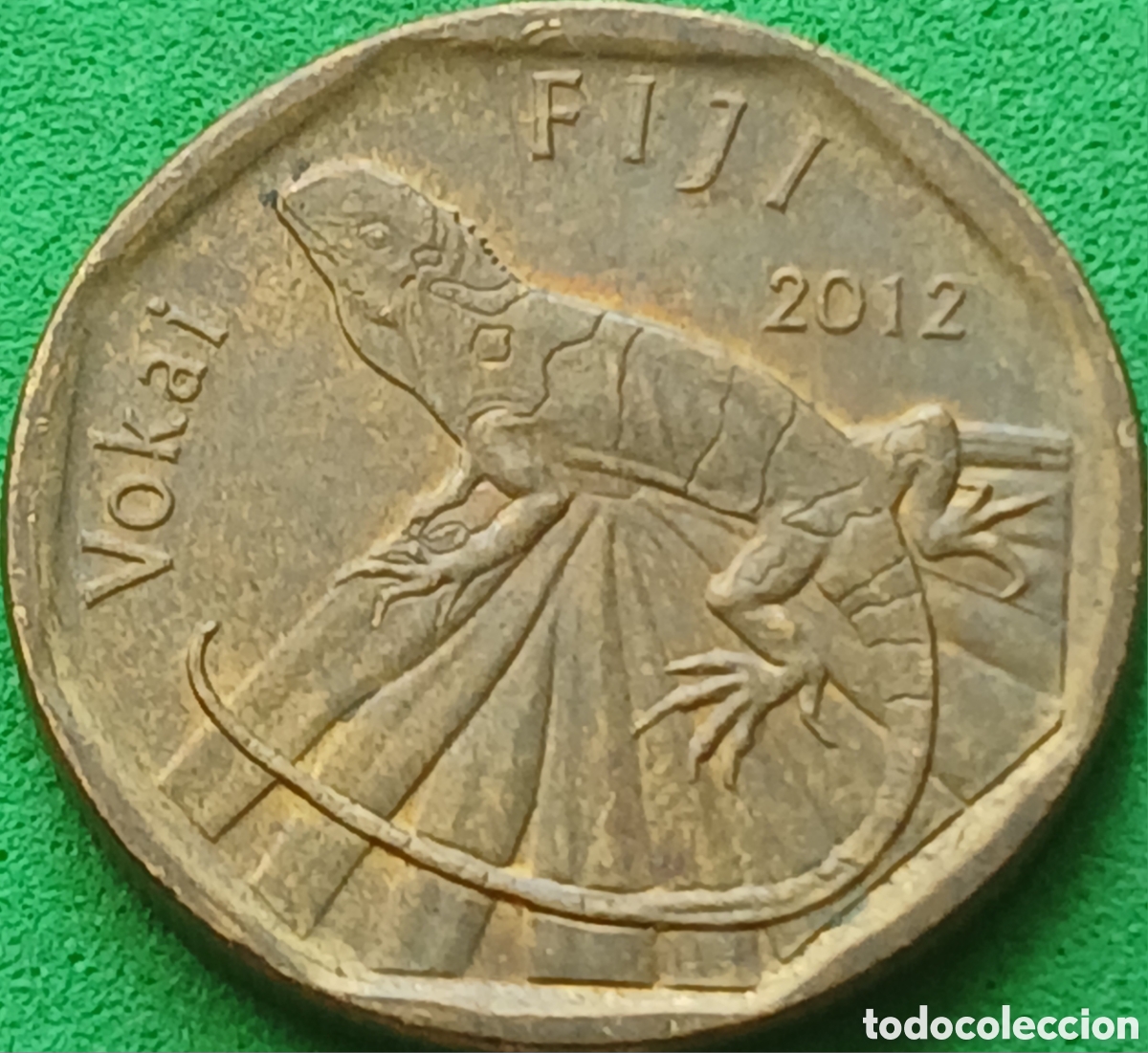 Monedas antiguas de Ocean&iacute;a: Fiji 1 d&oacute;lar 2012 km#336