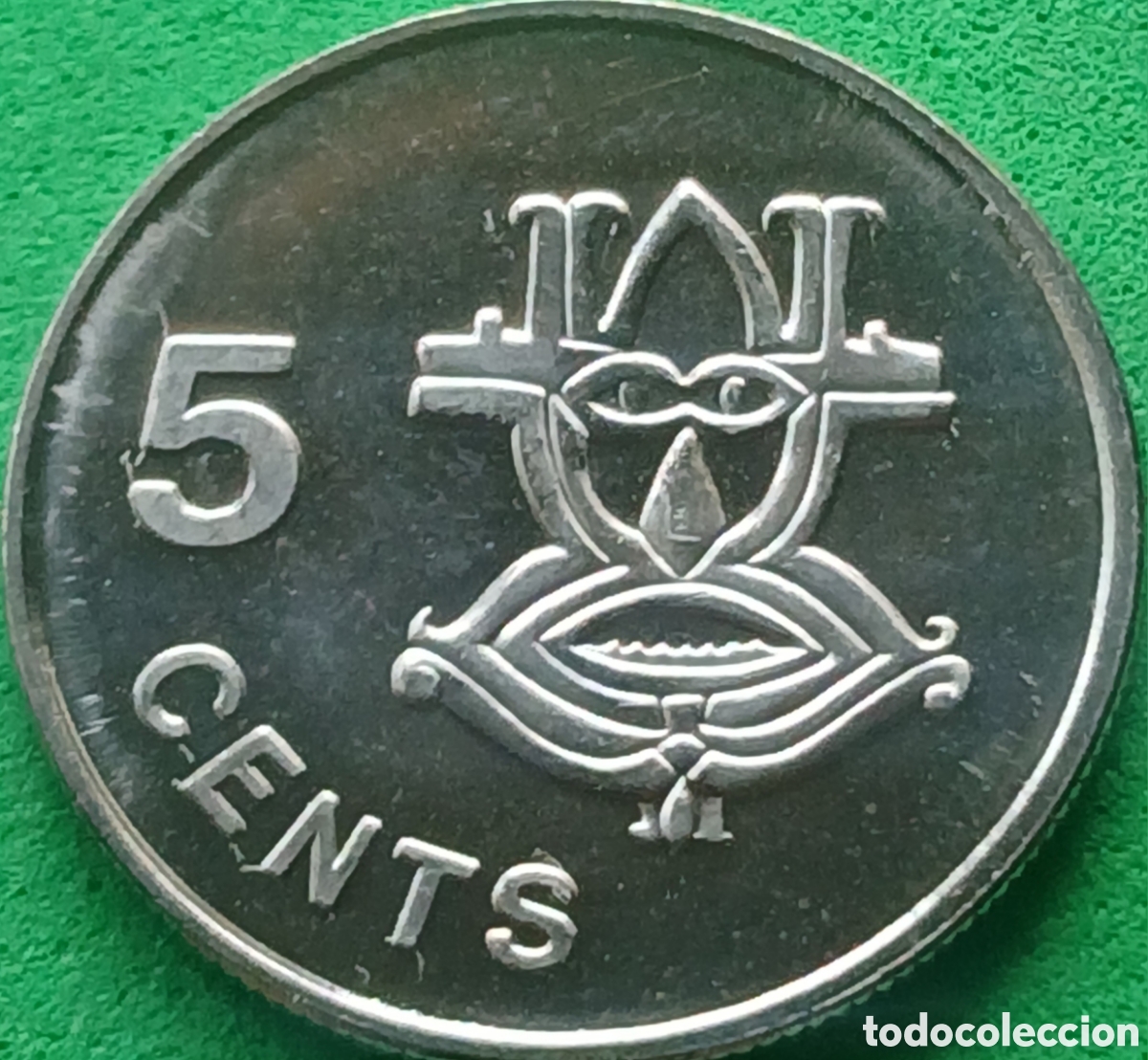 Monedas antiguas de Ocean&iacute;a: Islas Salom&oacute;n 5 cents 2005 km#26a