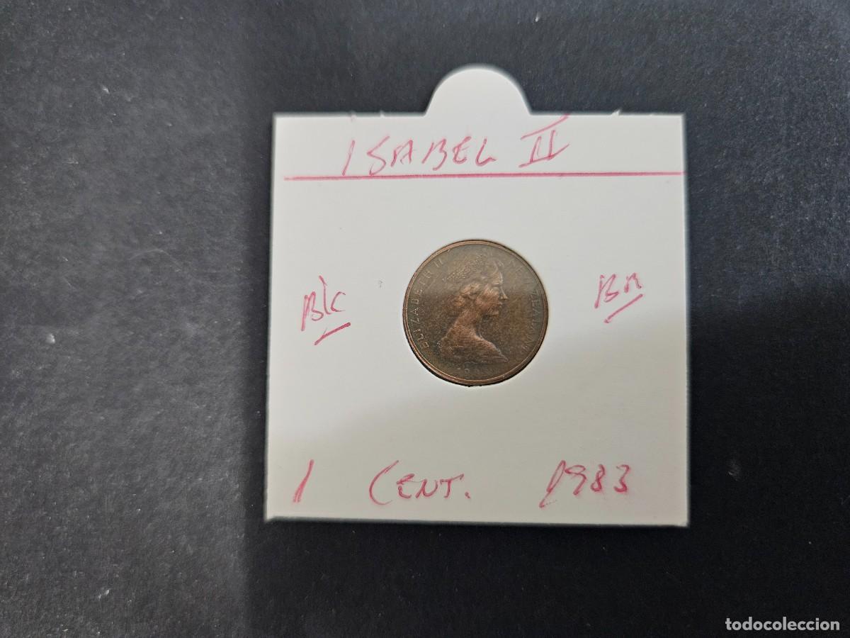 Monedas antiguas de Ocean&iacute;a: NUEVA ZELANDA 1 CENTIMO 1983 BC KM=31.1 (BRONCE) ISABEL II