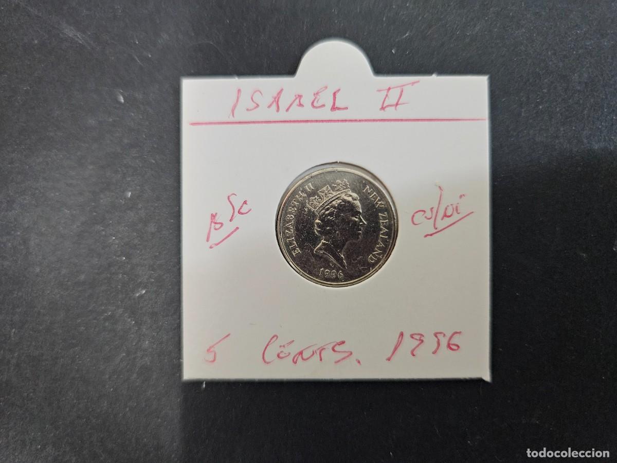 Monedas antiguas de Ocean&iacute;a: NUEVA ZELANDA 5 CENTIMOS 1996 BC KM=60 (CUPRONIQUEL) ISABEL II
