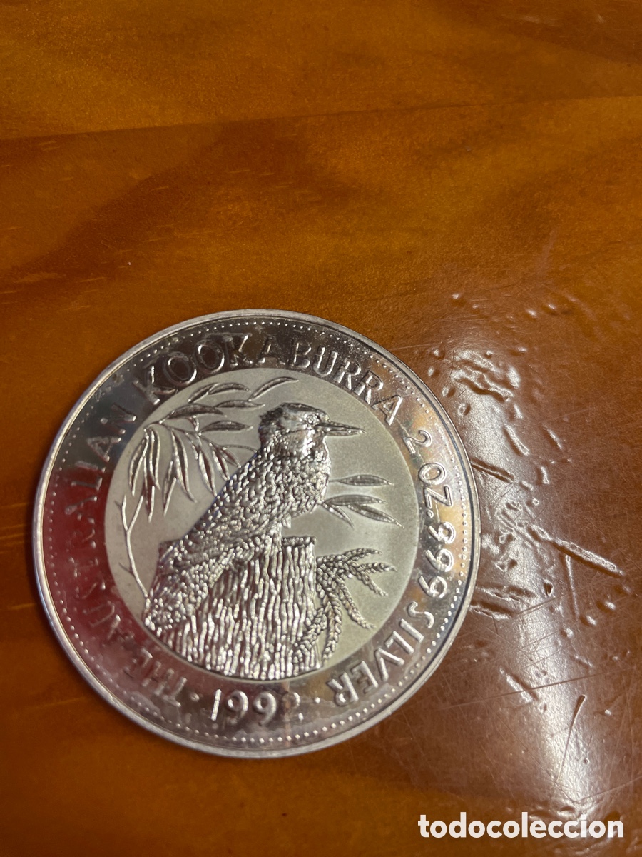 Monedas antiguas de Ocean&iacute;a: MONEDA PLATA 2 DOLARES KOOKABURRA AUSTRALIA