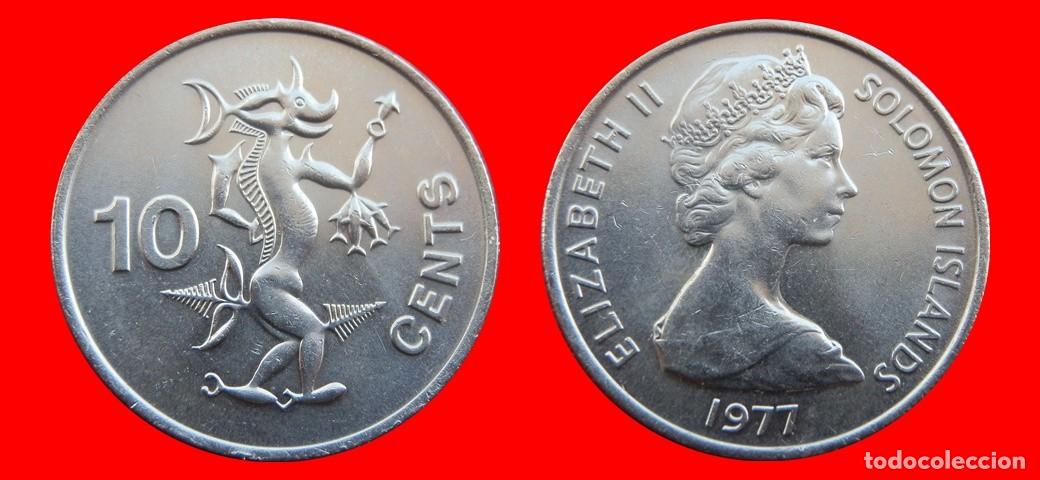 Monedas antiguas de Ocean&iacute;a: 10 CENTAVOS 1977 ISLAS SALOMON SOLOMON-144110